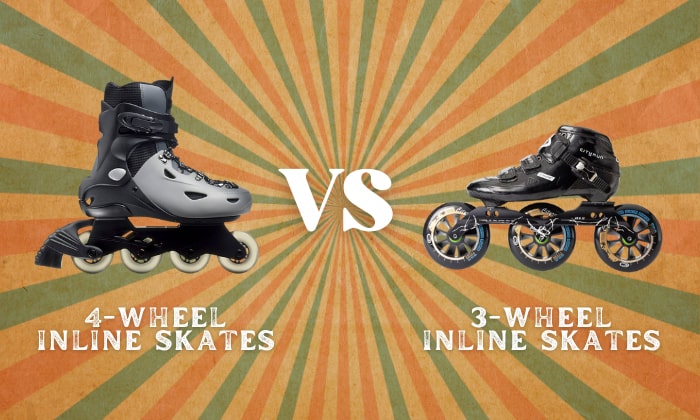 3 wheels vs 4 wheels inline skates