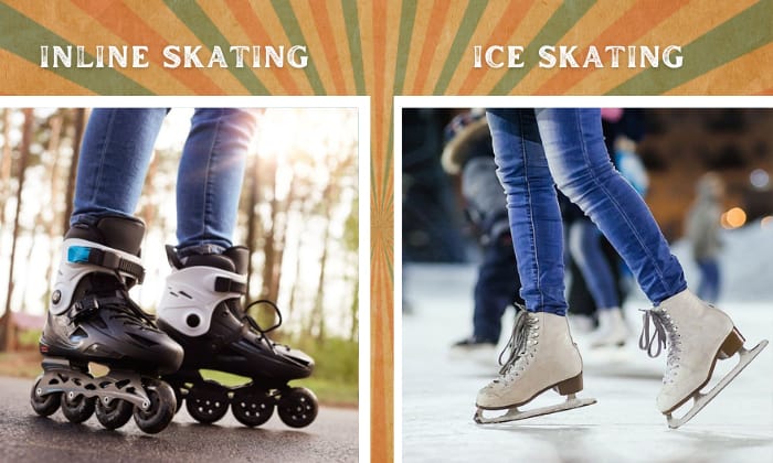 inline vs ice skating