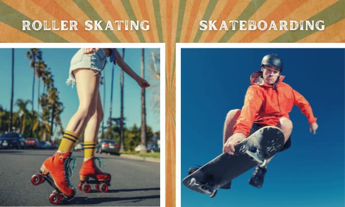 roller skating vs skateboarding
