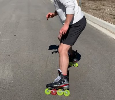 stop-while-roller-skating