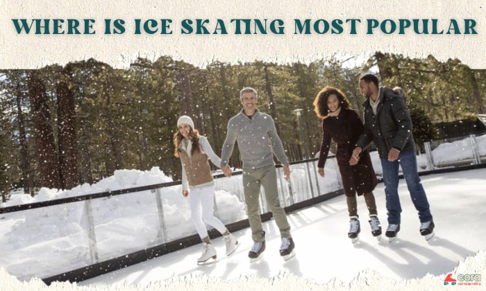 where is ice skating most popular